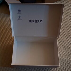 Burberry White Branded Gift Box